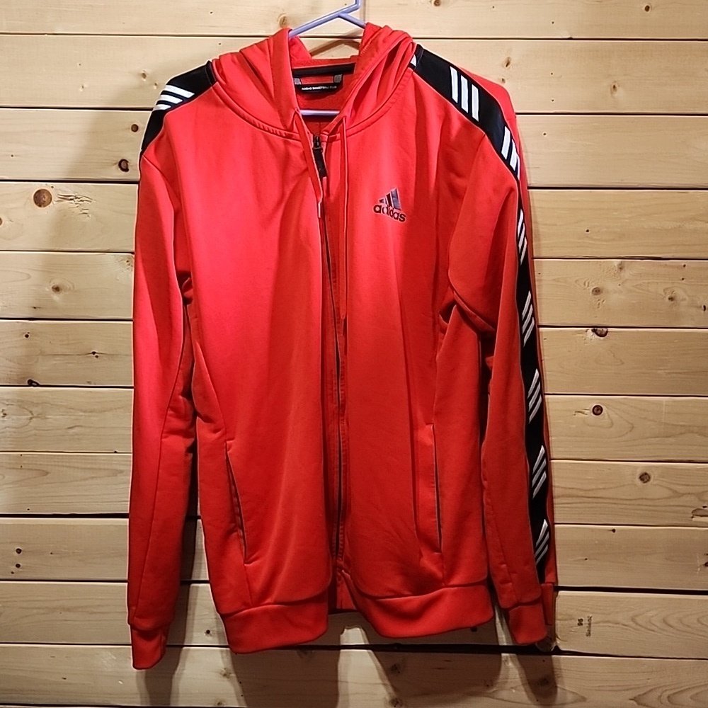 Adidas Basketball Club Men's Jacket Size Medium